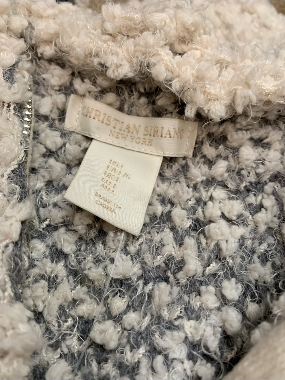 Brand New Christian Siriano zipper hoodie jacket - Picture 6 of 6